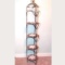 Tall Wrought Iron Tiled Tiered Shelf