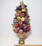 Tall Vintage Fruit Centerpiece