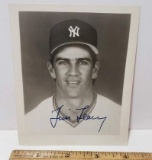 Vintage New York Yankees Tim Leary Signed Photo
