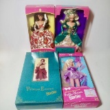 Barbie Doll Lot of 4 - Victorian Elegance, Pretty Choices, Royal Enchantment, Evening Flame