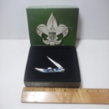 Vintage Boy Scout Case Pocket Knife in Original Box