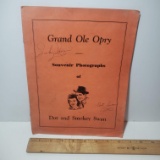 Vintage Dot and Smokey Swan Signed Souvenir Photos from the Grand Ole Opry