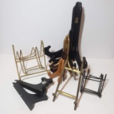 Large Lot of Plate Holders Easels