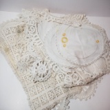 Large Lot of Vintage Doilies All Different Shapes and Sizes