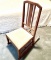 Vintage Wooden Children’s Rocking Chair