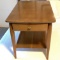 Mid-Century “Mersman” 2-Tier Side Table with Drawer