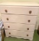 Painted 4 Drawer Chest of Drawers