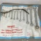 12 pc Metric Combination Wrench Set Box & Open End Drop Forged