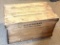 U. S. Standard One-Half Barrel Vintage Wooden Crate