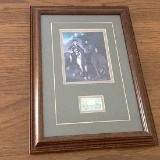 Robert E. Lee and Stonewall Jackson Framed Print with 4 Cent Stamp