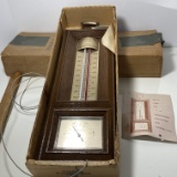 Vintage Springfield Indoor-Outdoor Thermometer and Humidity Meter in Original Box