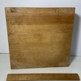 Vintage “Goodyear” Butcher Block Cutting Board with Feet