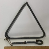 Vintage Triangle Dinner Bell