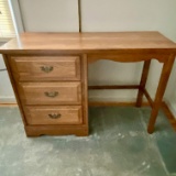Vintage 3-Drawer Student Desk