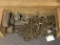 Lot of Ax Heads, Chain, Sledge Hammer Heads & More