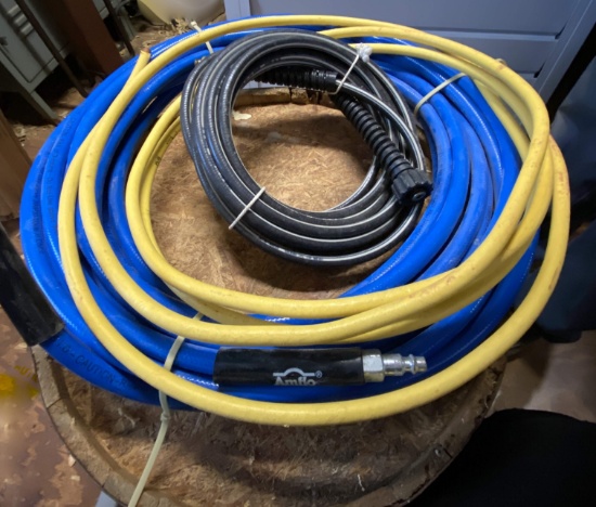 Lot of Misc Hoses - Air Compressor & Pressure Washer