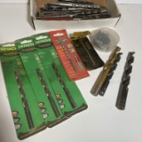 Large Lot of Drill Bits & Misc Bits - Some New in Package
