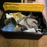 Large Contractors Size Tote Full of Misc Items