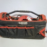 Canvas Tool Caddy by Husky Full of Misc Tools & Hardware