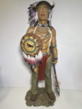 24” Tall Native American Indian Statue