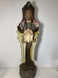 27” Tall Native American Indian Statue