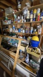 HUGE Wall Lot of Tools, Hardware, Paint Cans, Wood, Rolls of Nails, Tons of Screws & MORE