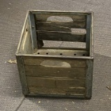 1957 Foremost Wood & Metal Milk Crate