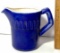 Small Cobalt Pottery Creamer