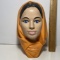 Hand Painted Ceramic Ladies Head