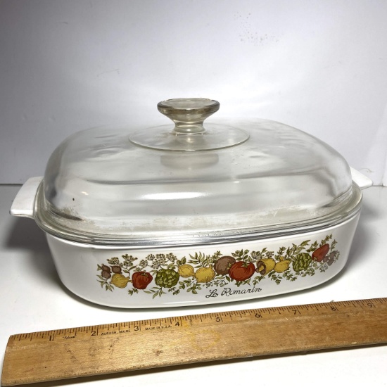 Spice of Life Large Casserole Dish with Lid