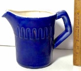 Small Cobalt Pottery Creamer