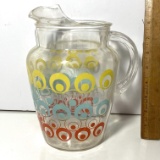 Groovy Retro Glass Pitcher