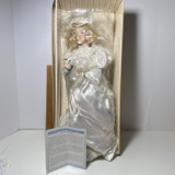Porcelain Bride Doll in Box