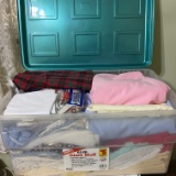 Bin FULL of Misc Fabric & More