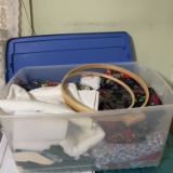 Bin FULL of Misc Fabric & More