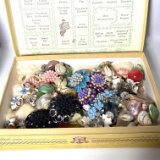 Lot of Vintage Earrings Made of Misc Shells
