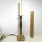 Brass Candlestick Accent Lamp