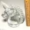 Art Glass Unicorn Paperweight