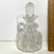 Vintage Cut Glass Cruet with Stopper