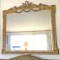 Huge Vintage Mirror with Ornately Carved Gilt Frame