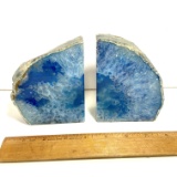 Cool Sliced Geode Bookends