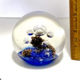 1987 Selkirk Glass Scotland “Stratos” Limited Edition 218/500 Paperweight