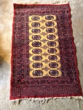 Vintage Impressive 5’ x 38” Hand Woven Area Rug