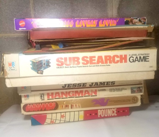 Stack of Vintage Games