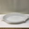 Milk Glass Fish Serving Tray