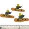 Collection of 3 Dekalb Corn Seed Advertising Pins