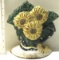 Cast Iron Floral Door Stop