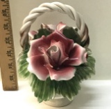 Capodimonte Flower Basket