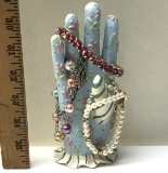 Display Hand with 5 Vintage Bracelets