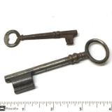 Lot of Antique Skeleton Iron Keys